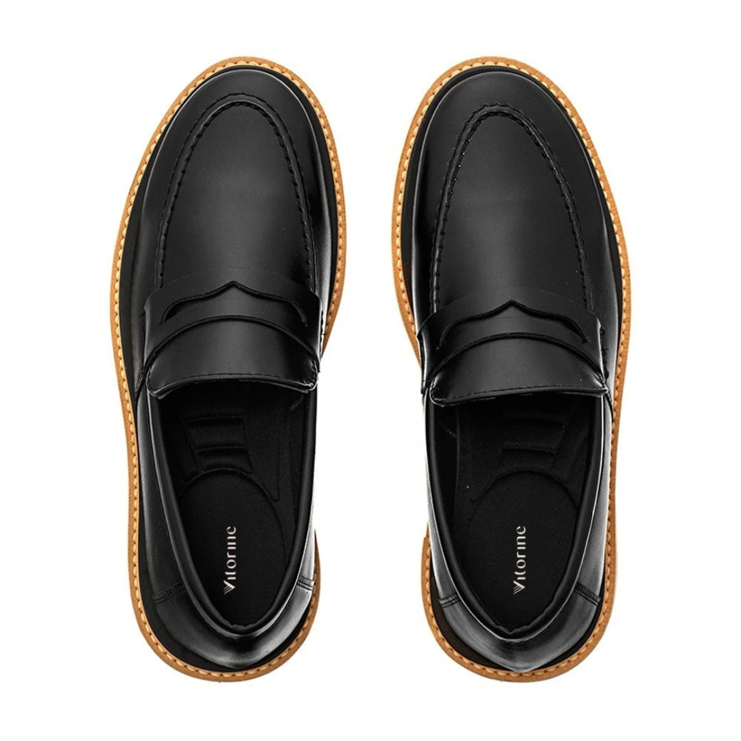 Sapato Loafer Masculino Tratorado Martin Preto