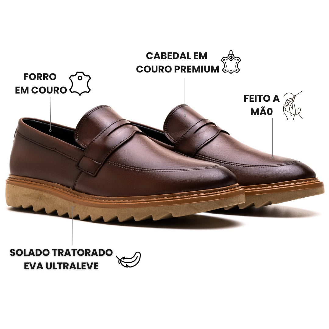 Sapato Loafer Masculino Tratorado Roger Mouro