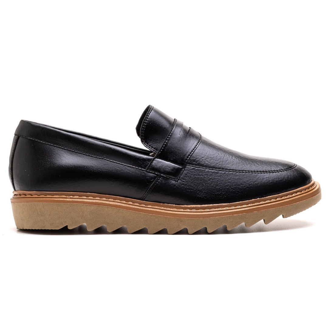 Sapato Loafer Masculino Tratorado Roger Preto