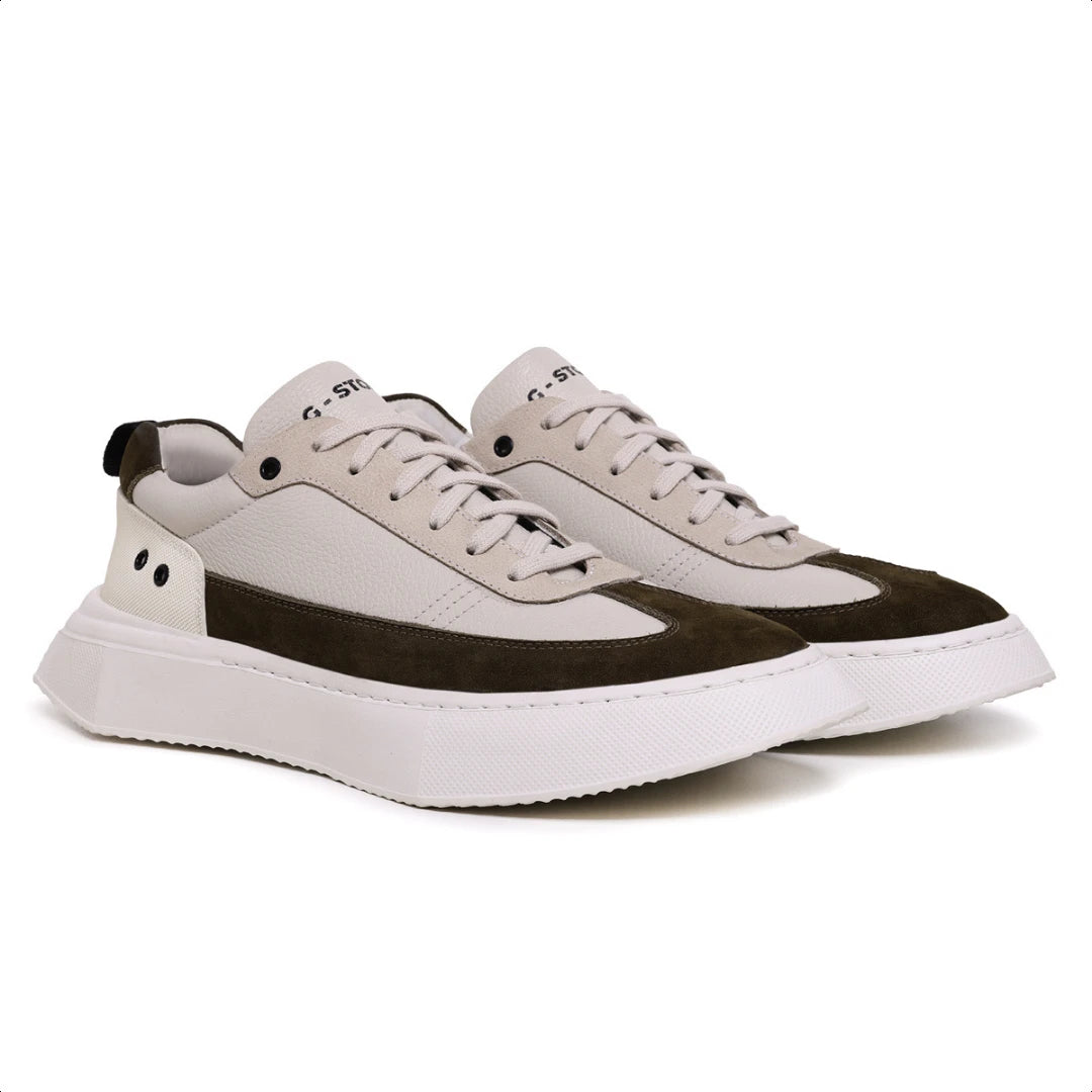 Tênis Masculino Legacy Verde Oliva | Off White
