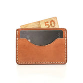 Carteira Porta Cartão Masculina Kompakt Caramelo