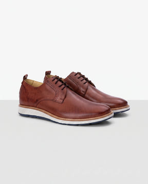 Sapato Derby Masculino Amalfi Whisky - Mostruário