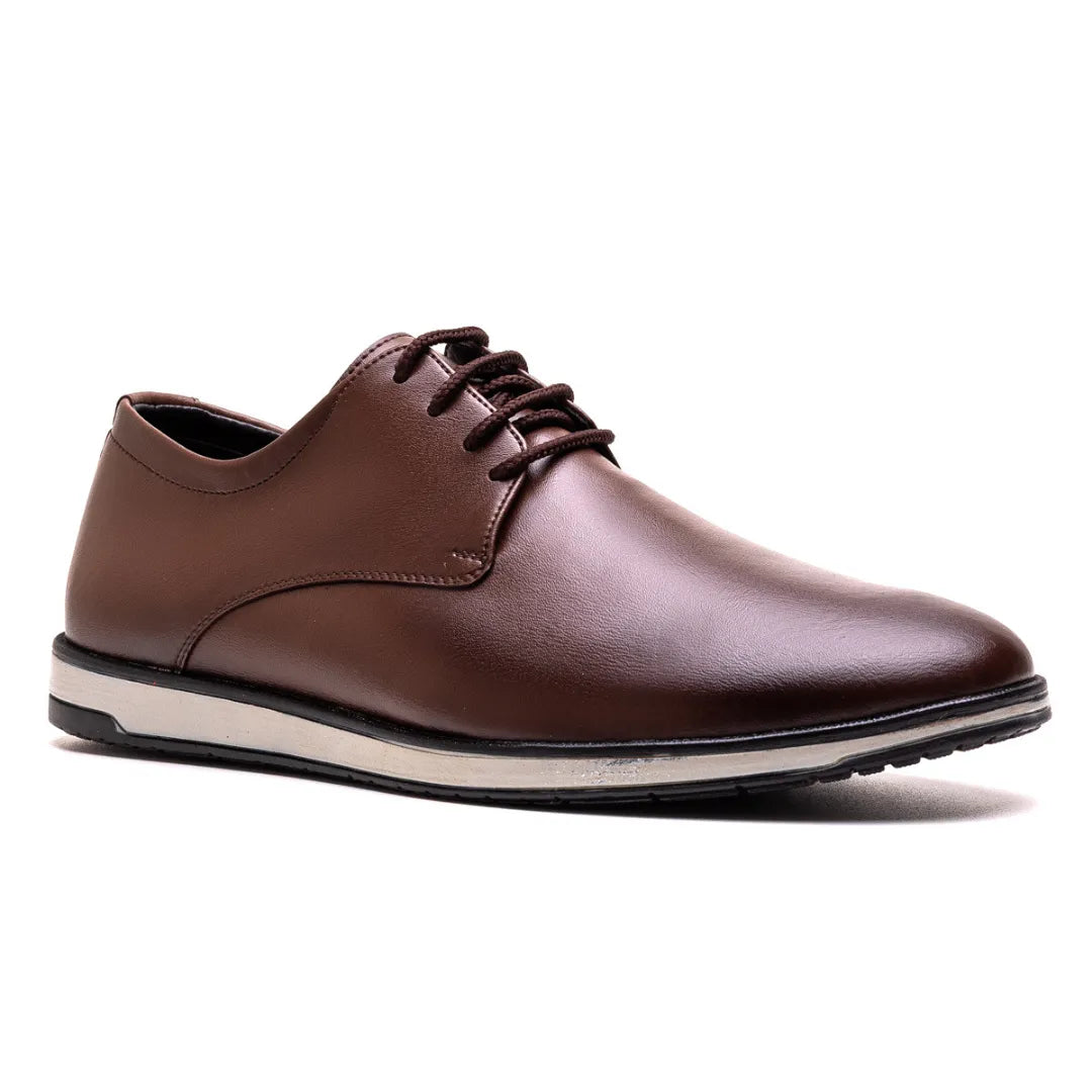 Sapato Derby Masculino Bergano Capuccino