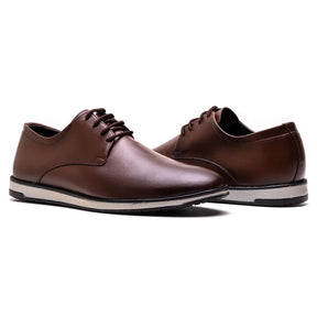 Sapato Derby Masculino Bergano Capuccino