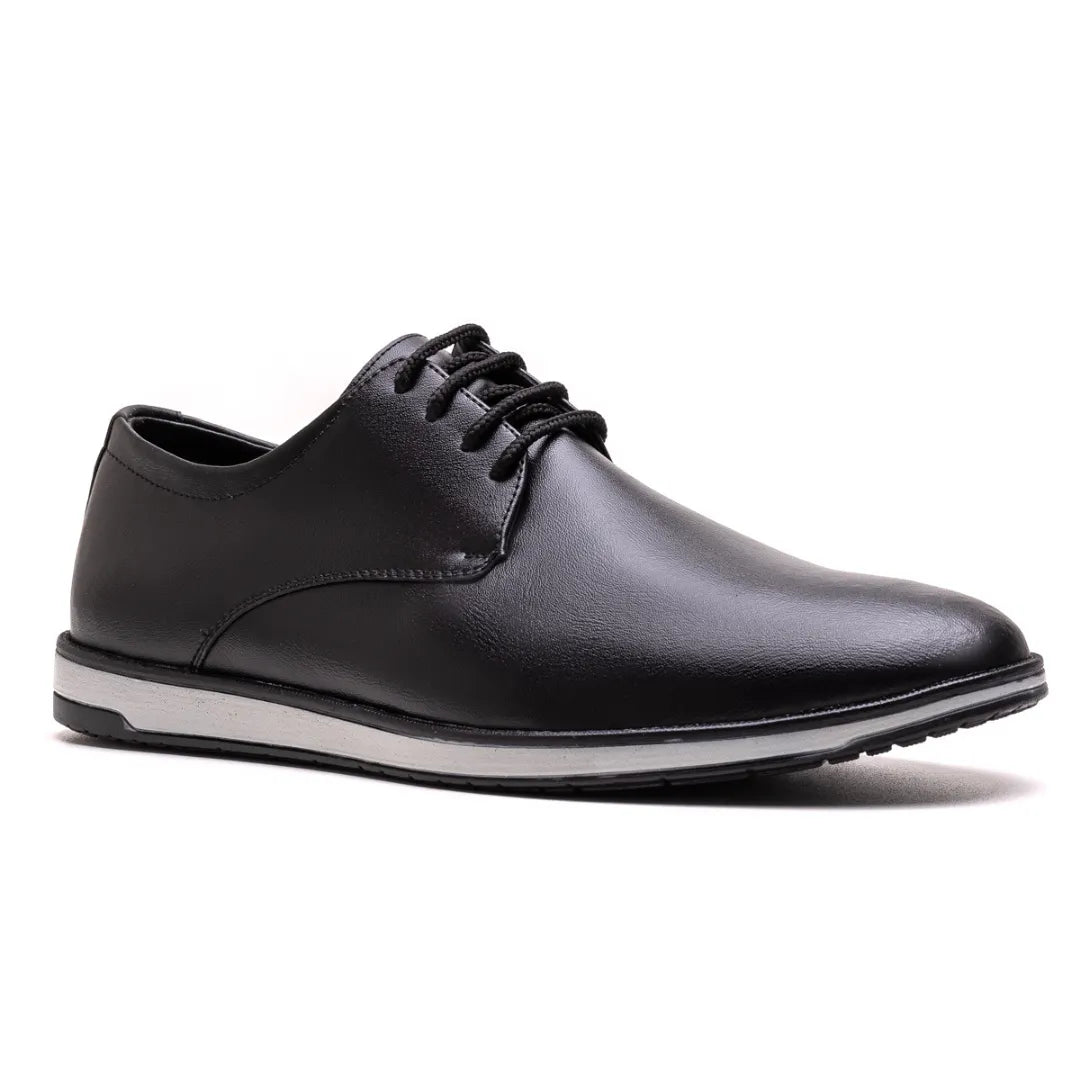 Sapato Derby Masculino Bergano Preto