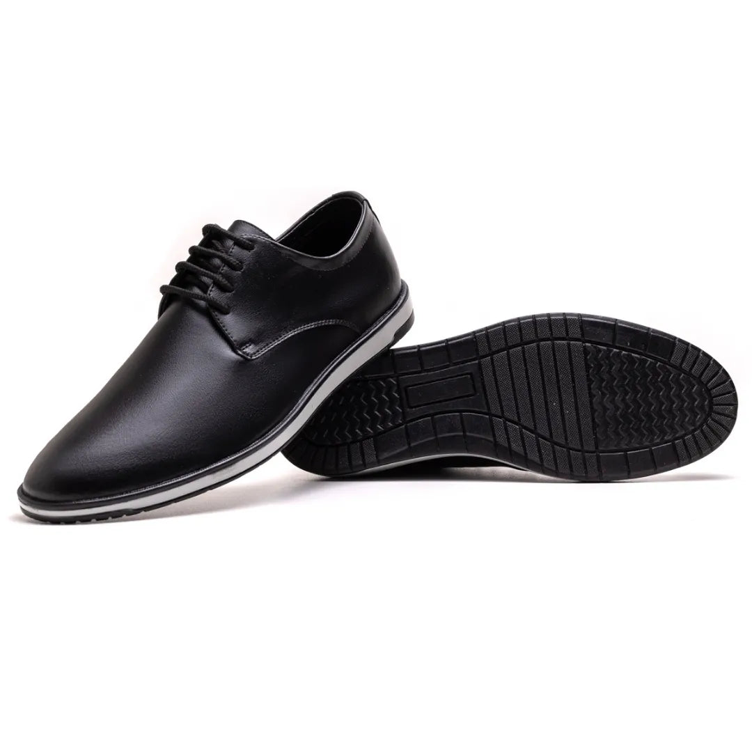 Sapato Derby Masculino Bergano Preto