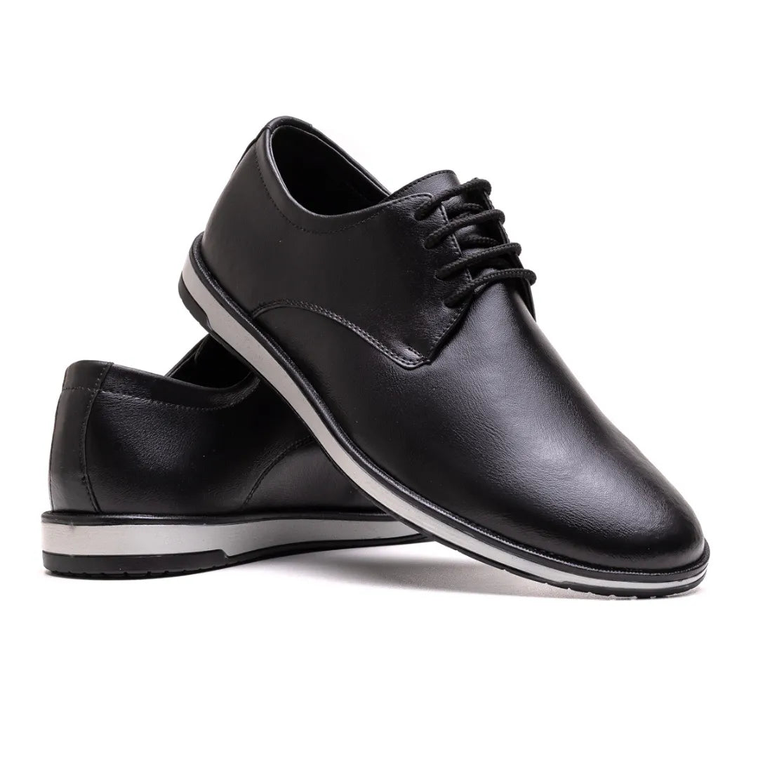 Sapato Derby Masculino Bergano Preto