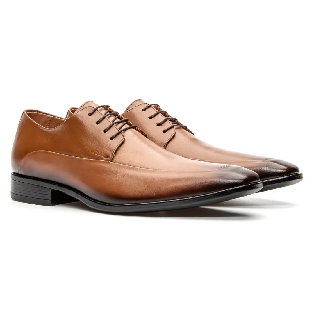 Sapato Derby Masculino Brunello Whisky