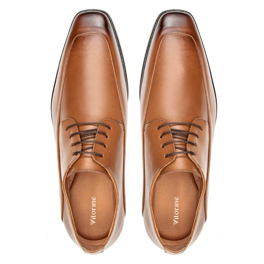 Sapato Derby Masculino Brunello Whisky