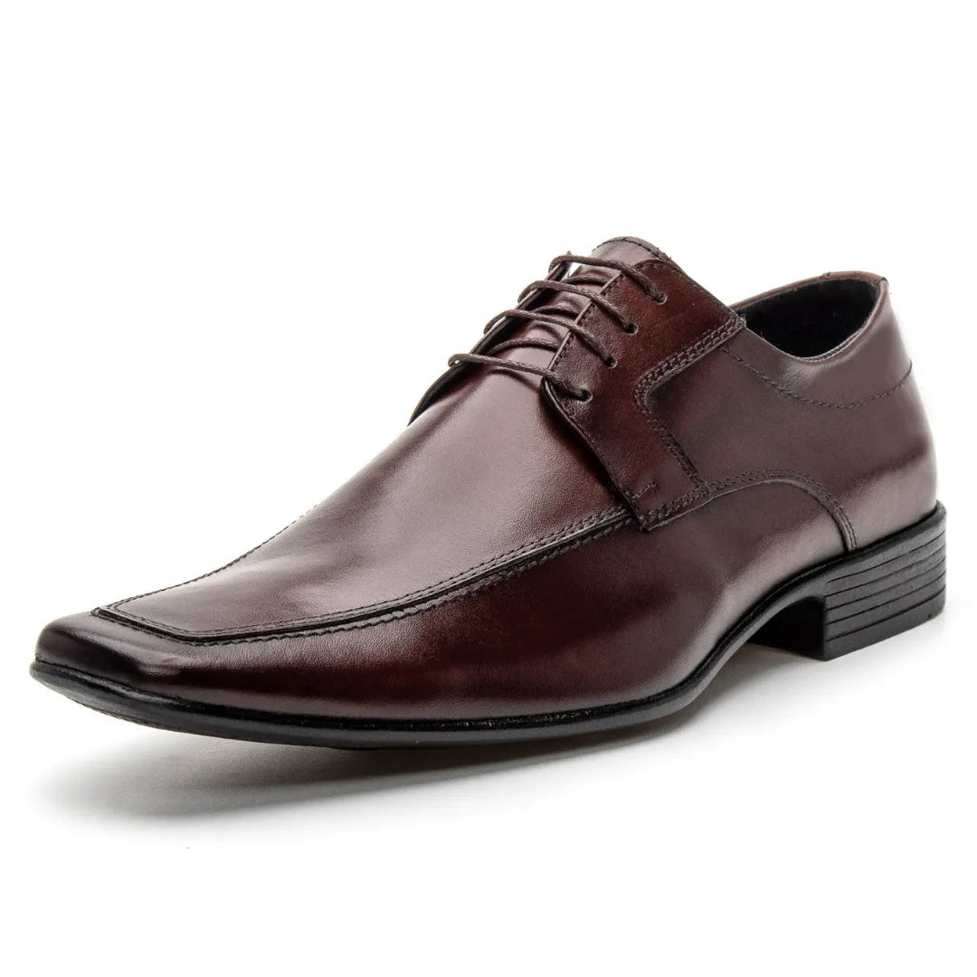 Sapato Derby Masculino Giordano Tabaco