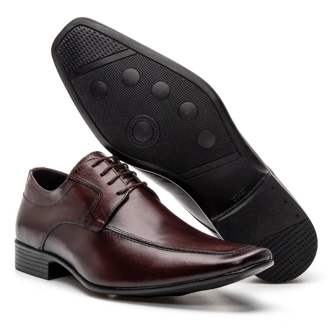 Sapato Derby Masculino Giordano Tabaco