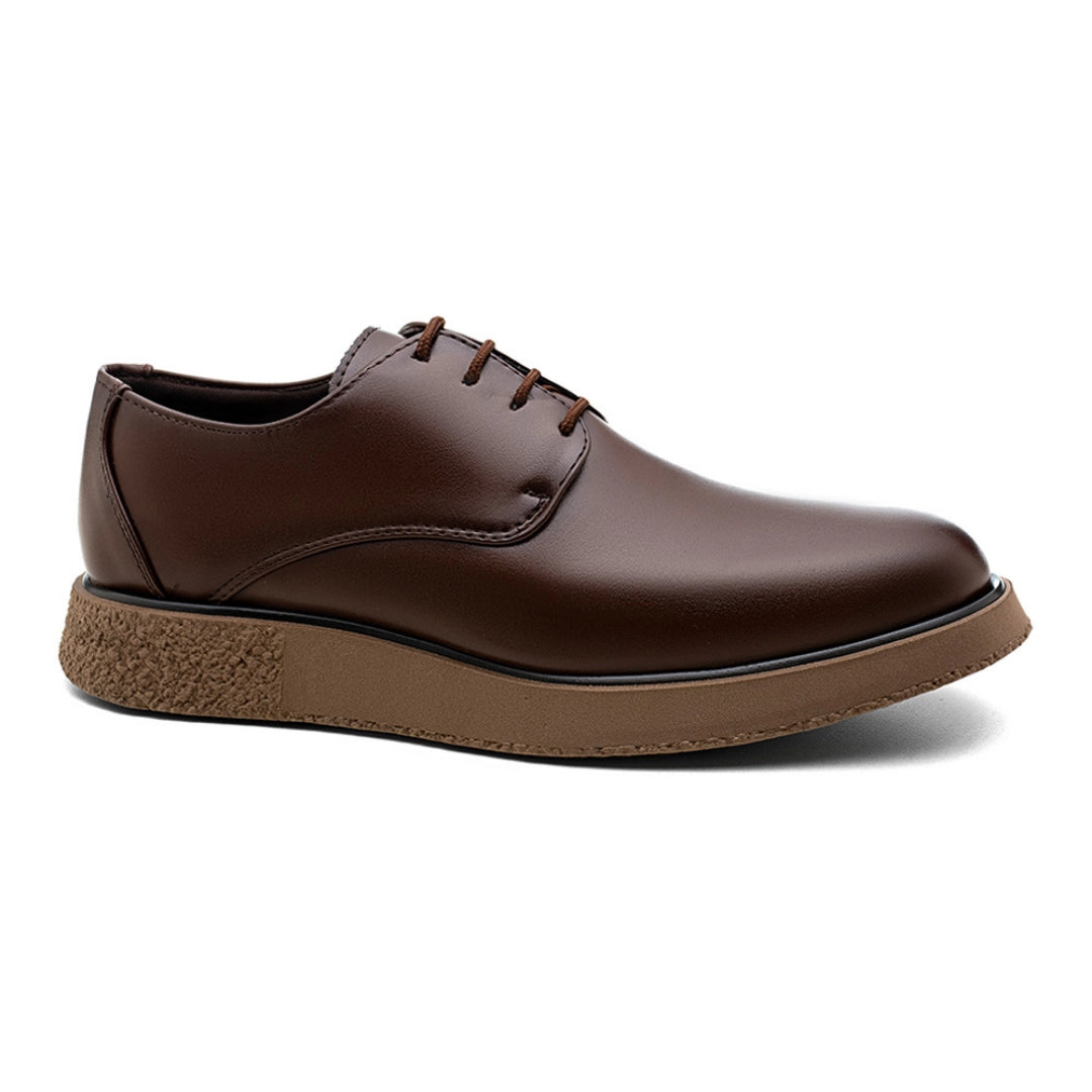 Sapato Derby Masculino Monaco Café