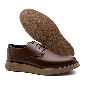 Sapato Derby Masculino Monaco Café