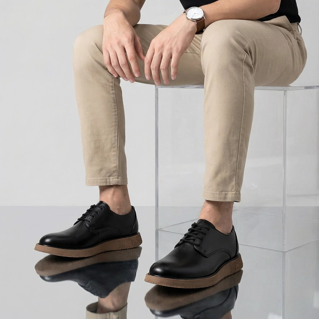 Sapato Derby Masculino Monaco Preto