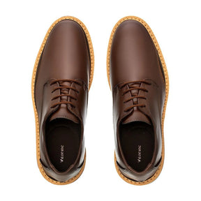Sapato Derby Masculino Tratorado Austin Café