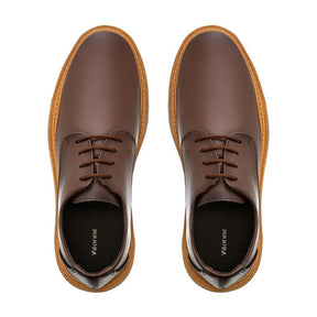 Sapato Derby Masculino Tratorado Veneza Café