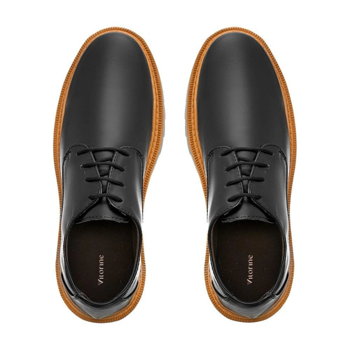 Sapato Derby Masculino Tratorado Veneza Preto