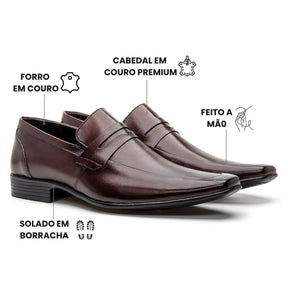 Sapato Loafer Masculino Berlim Tabaco