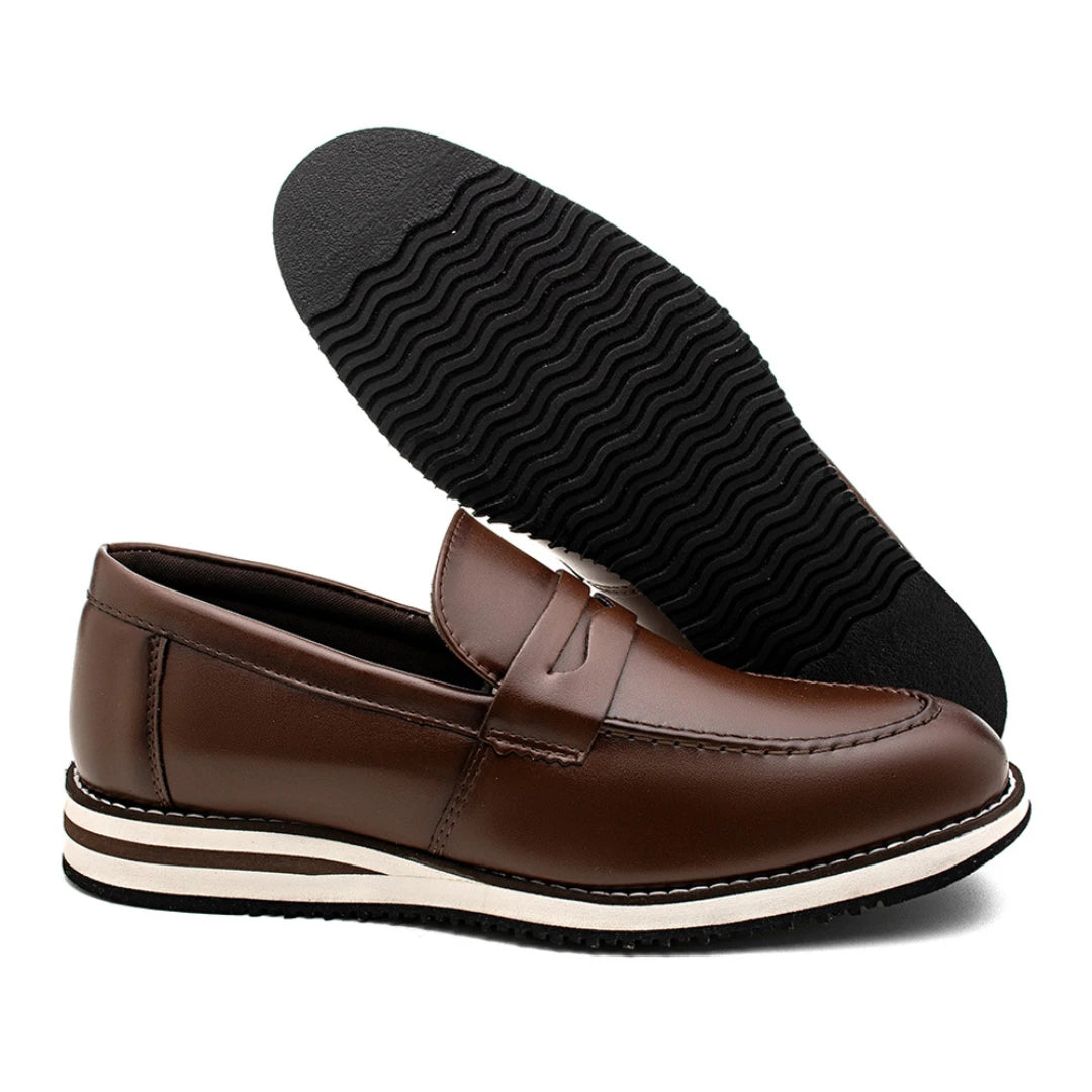 Sapato Loafer Masculino Pietro Café