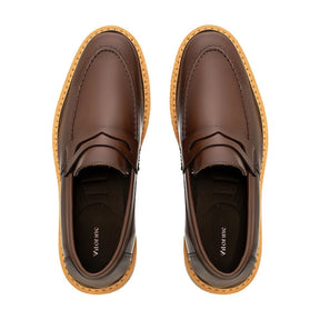 Sapato Loafer Masculino Tratorado Harold Café