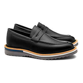 Sapato Loafer Masculino Tratorado Harold Preto