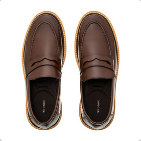 Sapato Loafer Masculino Tratorado Martin Café