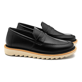 Sapato Loafer Masculino Tratorado Martin Preto