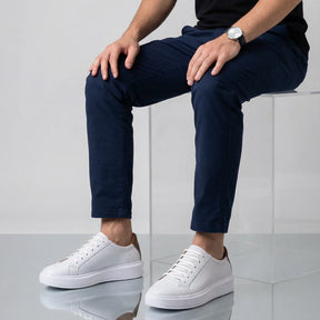tenis masculino casual minimalista do trabalho ao happy hour
