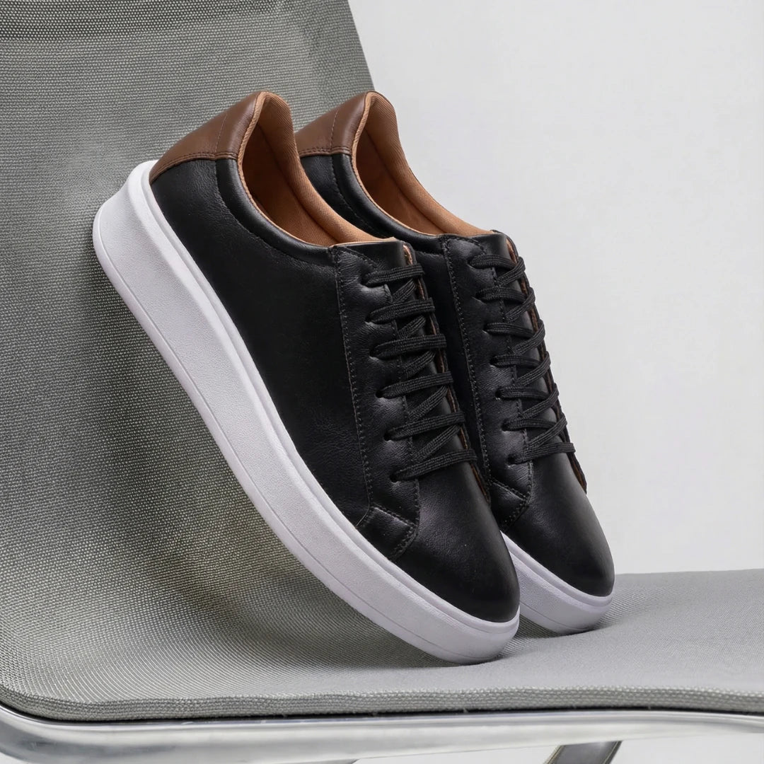 tênis masculino preto confortável para uso diário