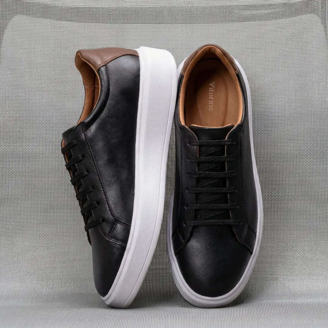 tênis casual masculino minimalista preto para diversas ocasiões