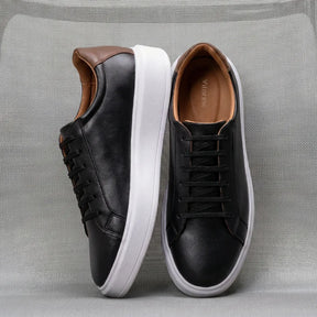 tênis casual masculino minimalista preto para diversas ocasiões