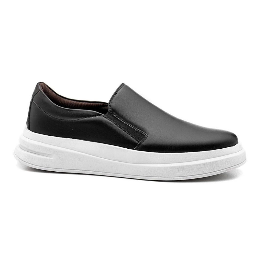 Tênis Slip On Masculino Napa Preto