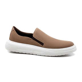 Tênis Slip On Masculino Vinci Camurça Areia