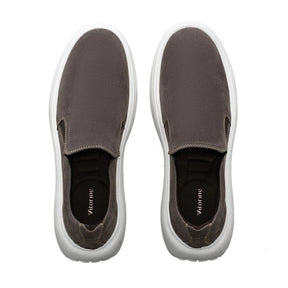 Tênis Slip On Masculino Vinci Camurça Cinza